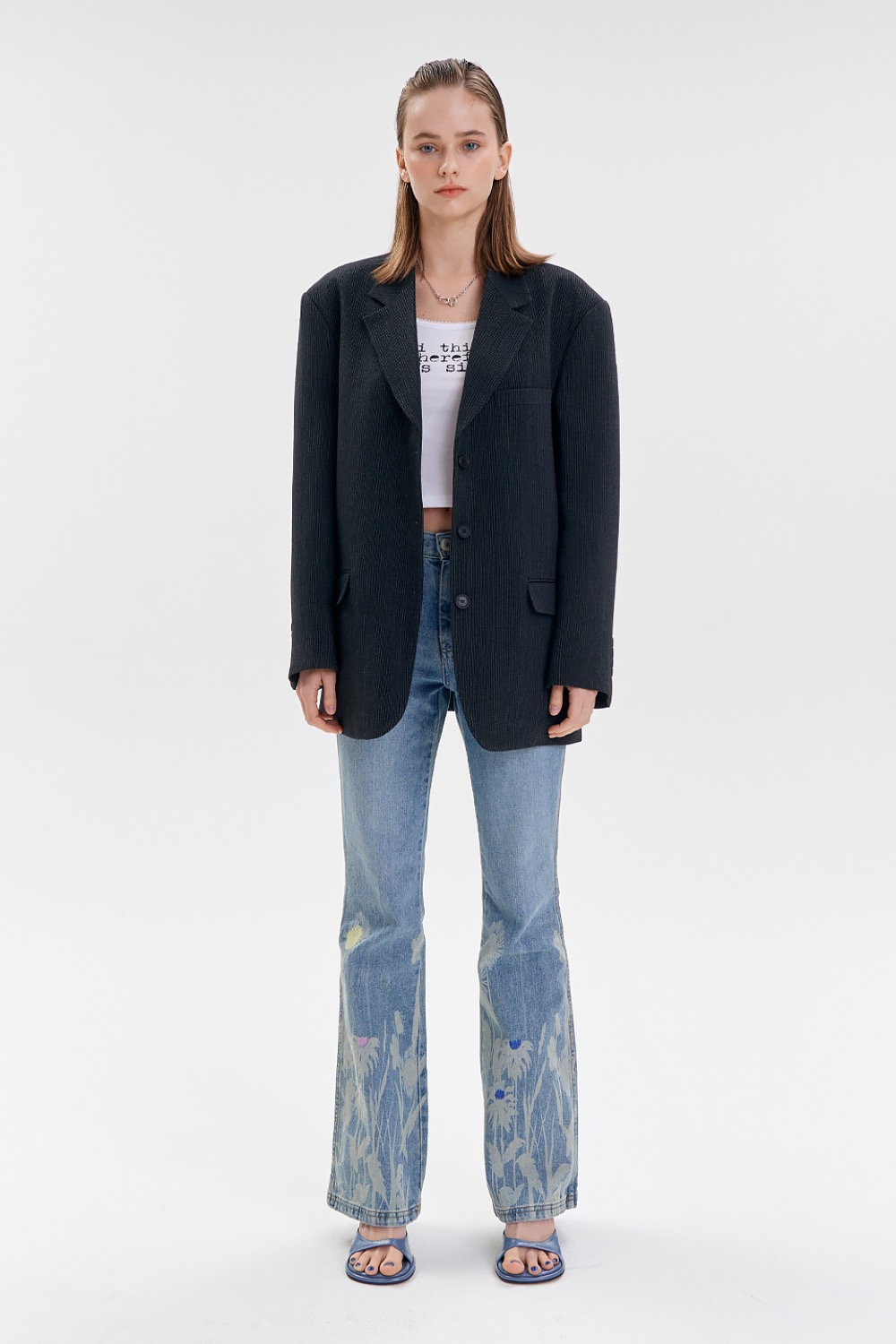 Embroidery Bootscut Denim